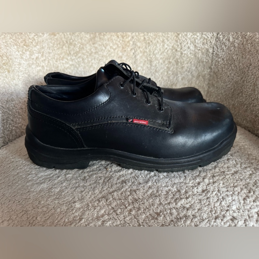 Red Wing Black Oxford Oil Slip Resistant Men Size 15 Shoes 6633 Steel Toe